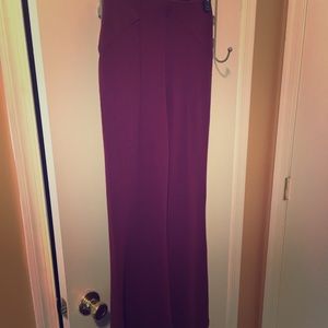 Bell bottom pull on pants.